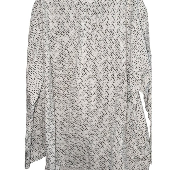 ROWM Mens 4XT Button-Down Shirt Tree Print Cotton Blend Long Sleeve - Picture 7 of 12